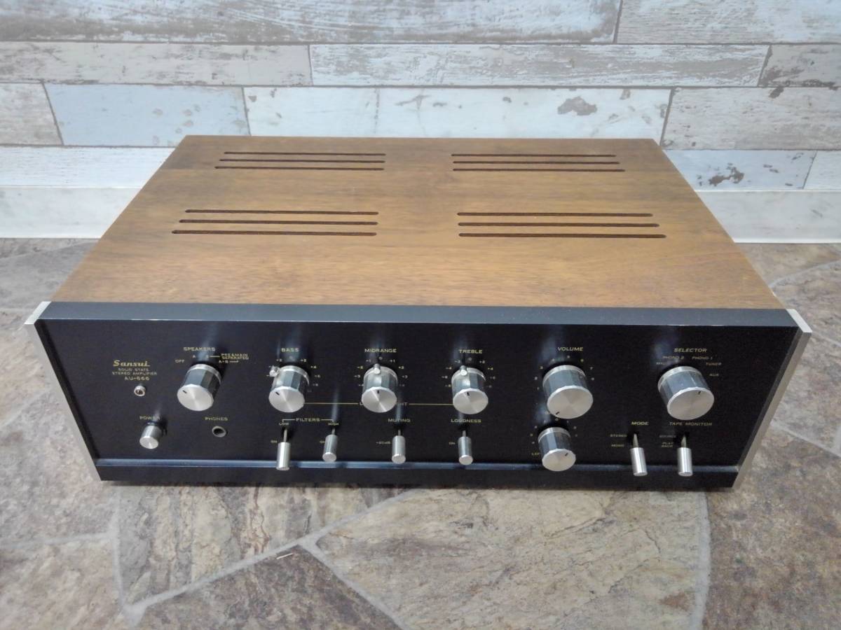 最終価格】Sansui 気だるく AU-666 プリメインアンプ｜プリメインアンプ