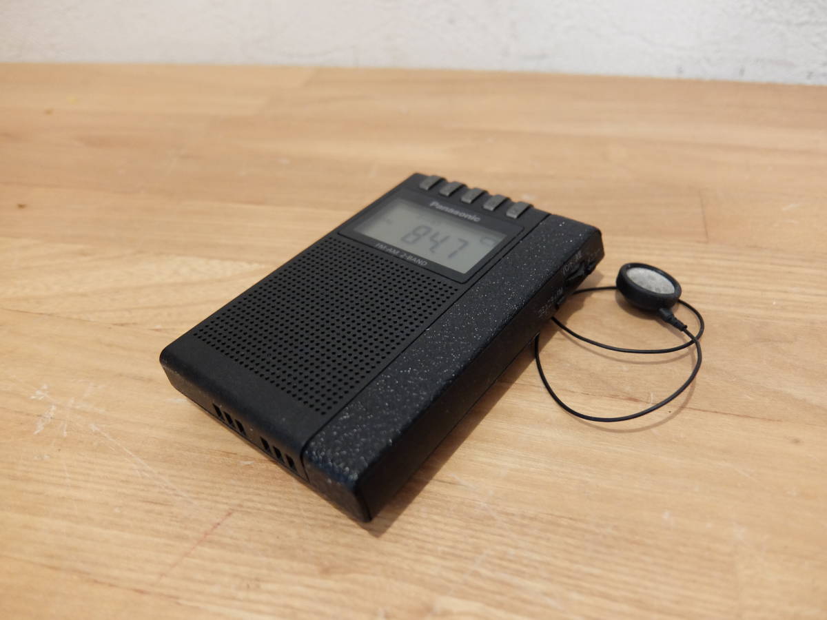 パナソニック Panasonic ブラック 通勤ラジオ FM⁄AM 高感度通勤ラジオ
