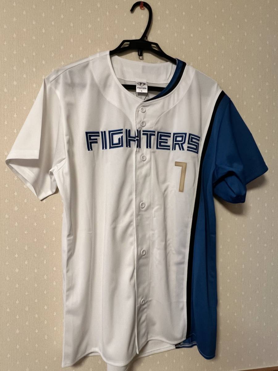 新品 北海道日本ハムファイターズ ＃7松本剛 レプリカユニフォーム L