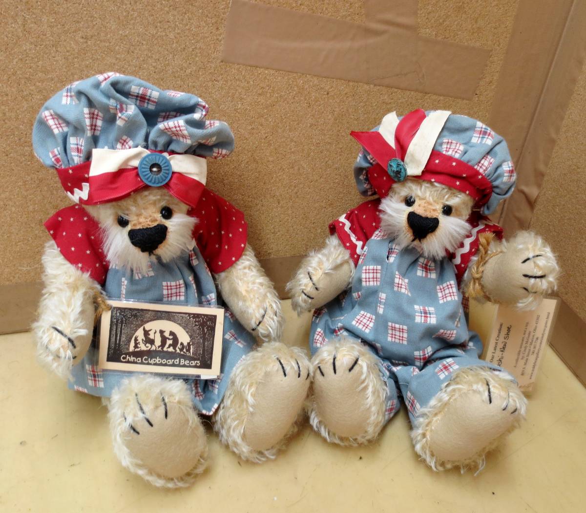 V26☆China Cupboard Bears テディベア Cindy McGuire☆保管品 China