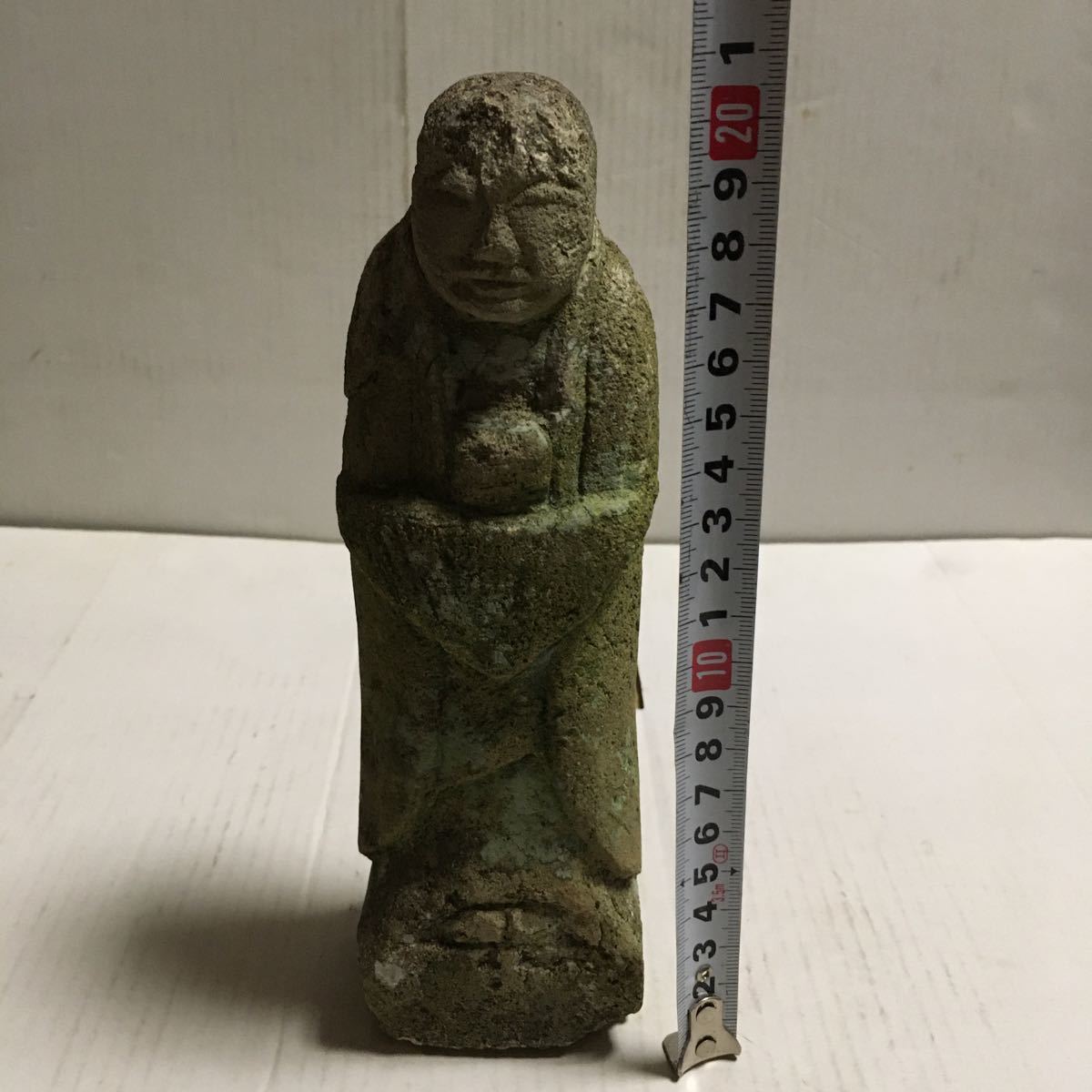 仏像 江戸時代 石仏 仏教美術 重量約650g