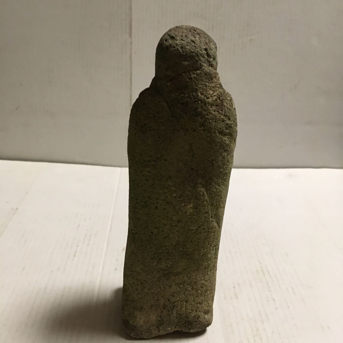 仏像 江戸時代 石仏 仏教美術 重量約650g