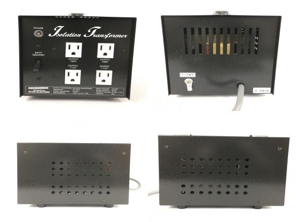 アイソレーション電源トランス プロケーブル STH-610AK PRO STAR 即決