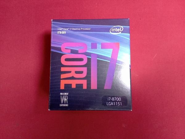 Intel Core i7-8700 LGA1151 動作品CPU 動作未確認】 Intel Core i7