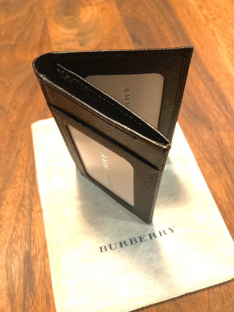 ◇ 未使用品 ◇ BURBERRY バーバリー ブラック サフィアーノレザー
