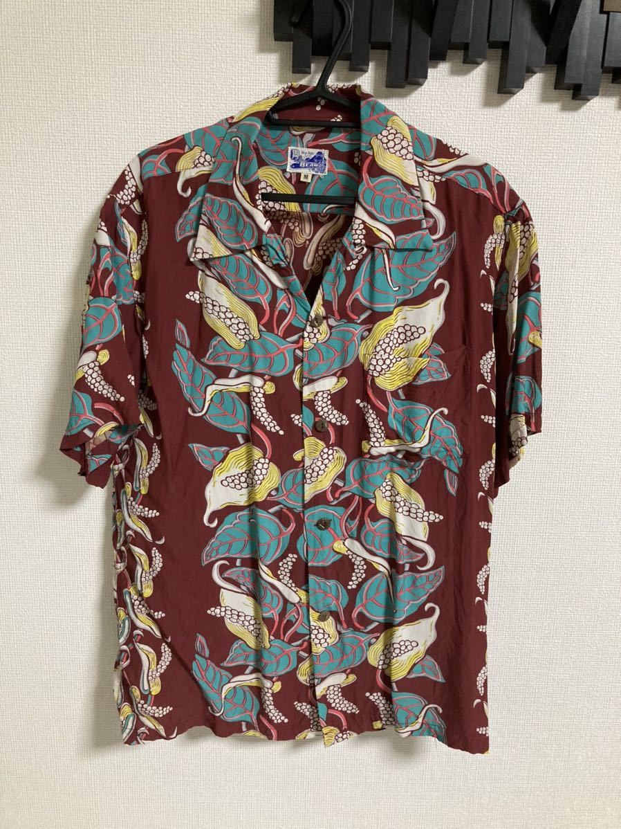 BEAMS ビームス 別注 アロハシャツ 雷門 東洋 SUNSURF サンサーフ 