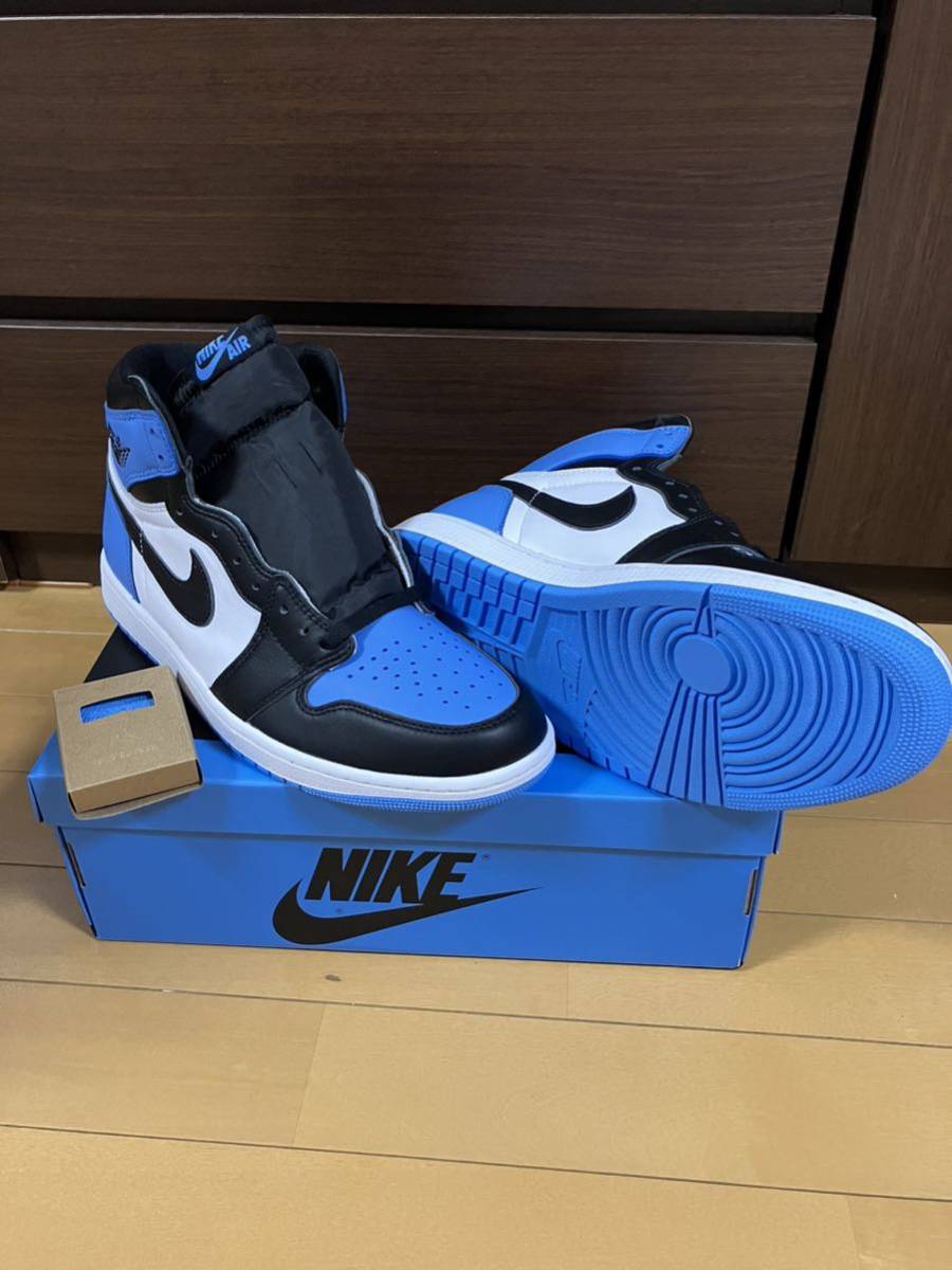28.5 AIR JORDAN エアジョーダン1 HIGH RETRO UNIVERSITY BLUE NIKE 