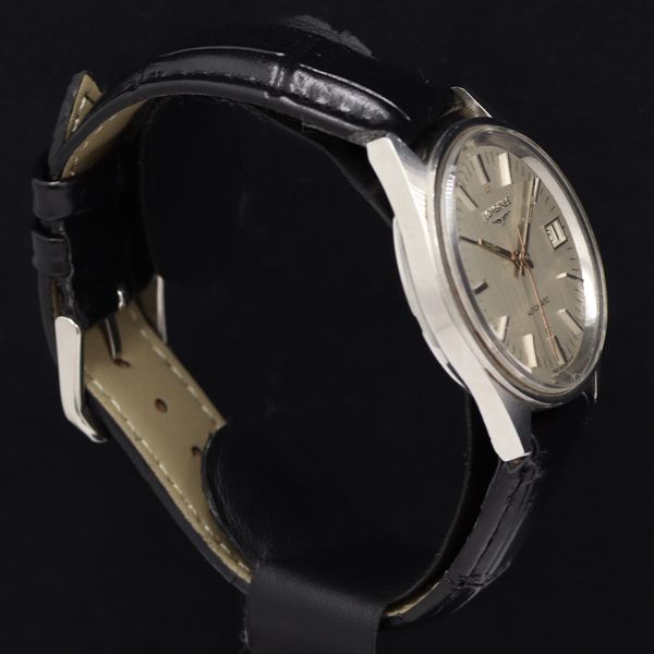 1円 稼働 ロンジン AT/自動巻 633-SWISS-1570 デイト ラウンド