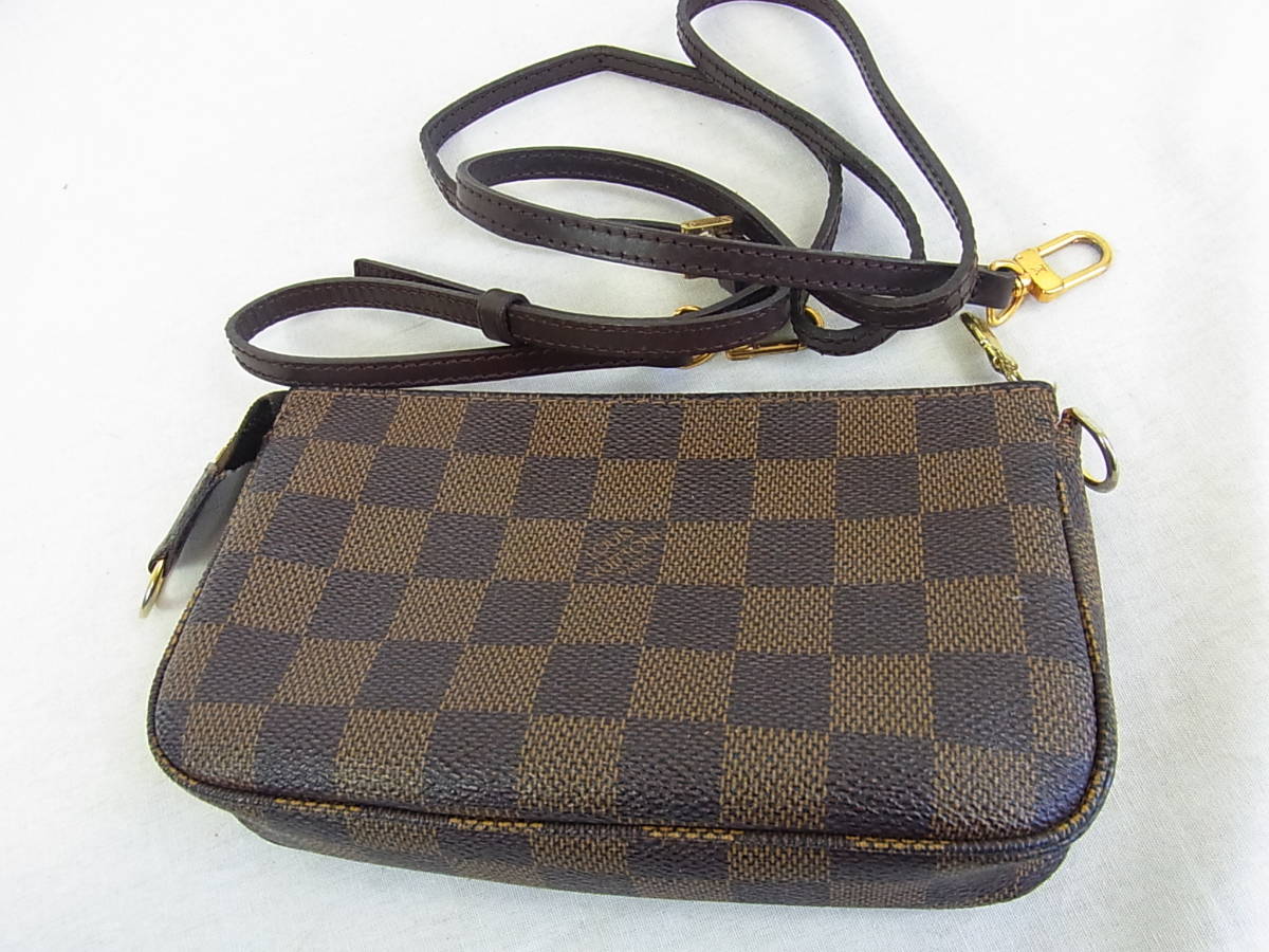 ■952800★ルイヴィトン★ダミエ ミニポシェットアクセソワール■■