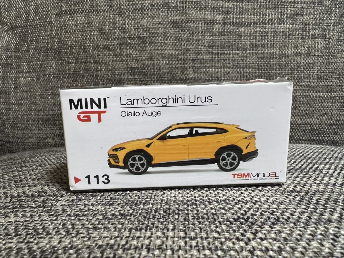 MINI GT 1/64 ランボルギーニ　ウルス ジアッロアウゲー　希少レア　左ハンドル