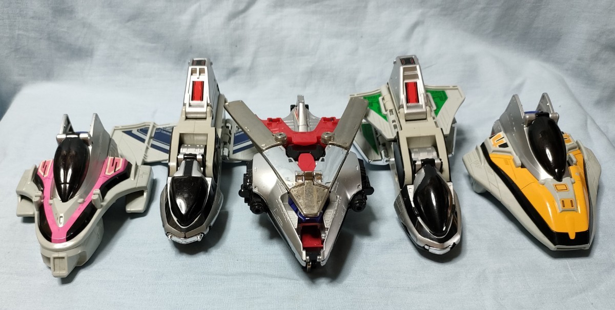 ジャンク】未来戦隊タイムレンジャーDXタイムロボ&DXタイムシャドウセット