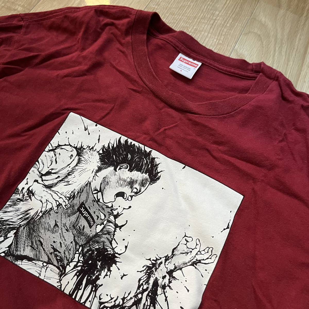 used】17aw 17fw AKIRA Supreme Arm Tee シュプリーム アキラ Tシャツ 