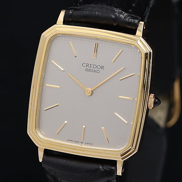 セイコー SEIKO 1円 稼働 良品 セイコー クレドール 5930-5350 14K×SS