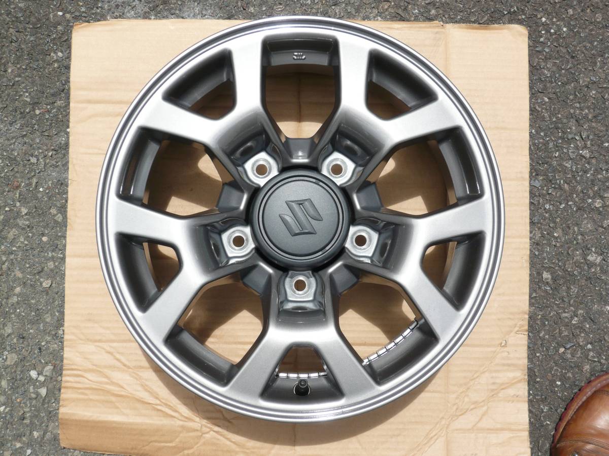 新車外し 1本のみ ジムニー シエラ JB74W 純正 スチールホイール 新車外し 1本のみ ジムニー シエラ JB74W 純正 スチールホイール