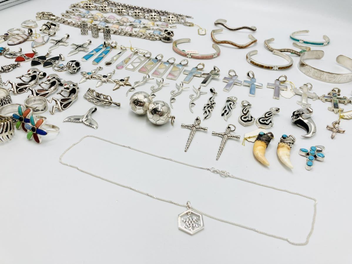 1円スタート Silver 925 シルバー 925 ローラーウォレットチェーン  