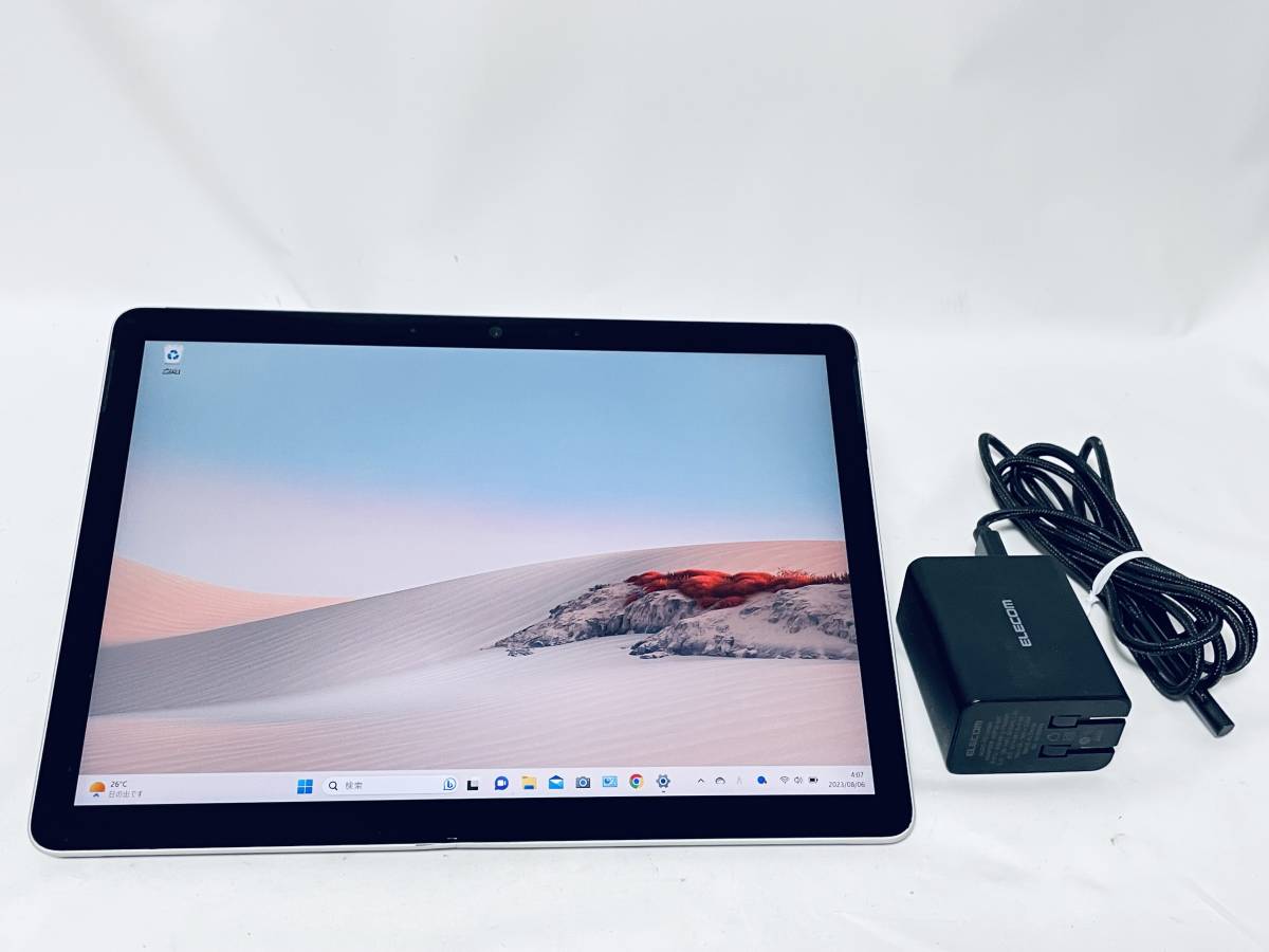 難あり（タイプカバー認識不可、他良好） Microsoft Surface Go 2 LTEモデル m3 8GB 128GB TFZ-00011