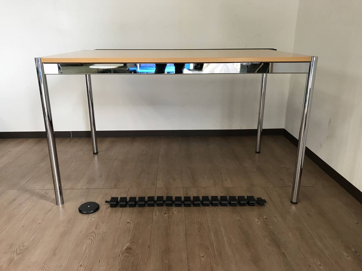 USMハラー ワークデスク ミーティングテーブル 高さ調整付き W175cm