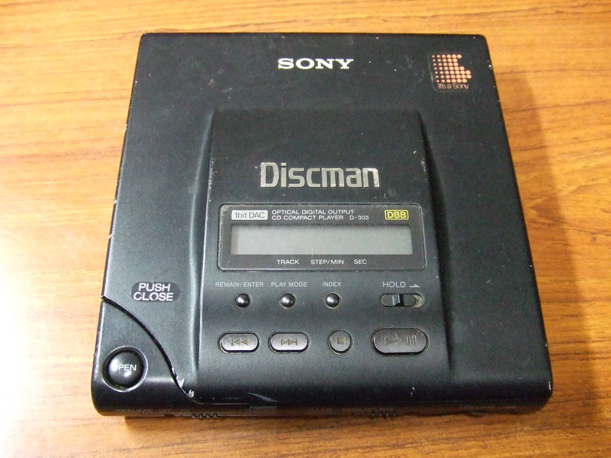 d920 希少！SONY Discman/ディスクマン D-303 CDプレーヤー 未確認