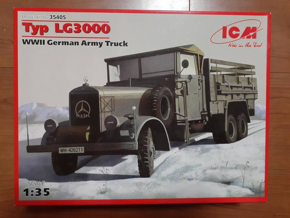 ★1/35 ICM ★ドイツ・Typ LG3000 WWⅡ German Army Truck (ベンツトラック) ★ 35405