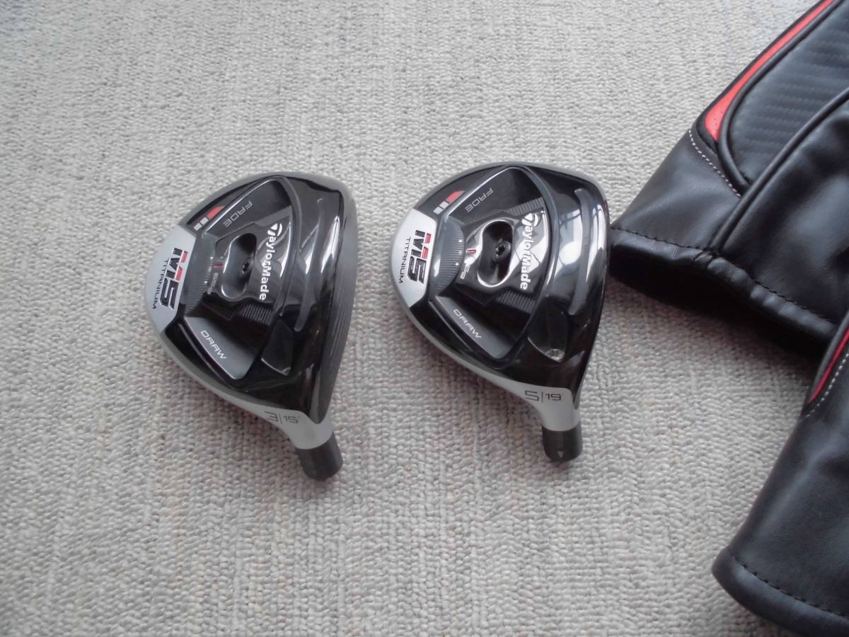 M5 TaylorMade Fairway Wood 3W 5W Golf 0 Head Only Set USED 1 | 3w 