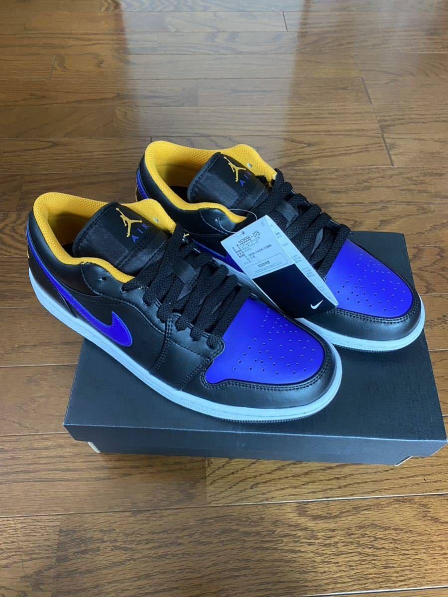 NIKE AIR JORDAN 1 LOW Lakers 26.5 新品