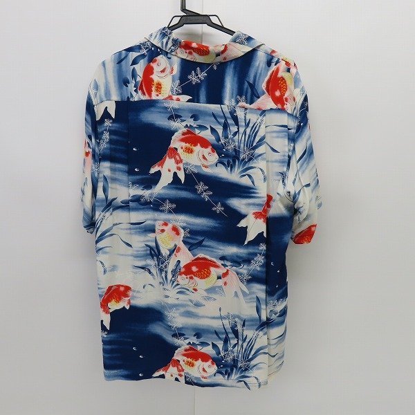 ☆SUN SURF/サンサーフ 金魚 アロハシャツ SS32164/M /LPL(Mサイズ