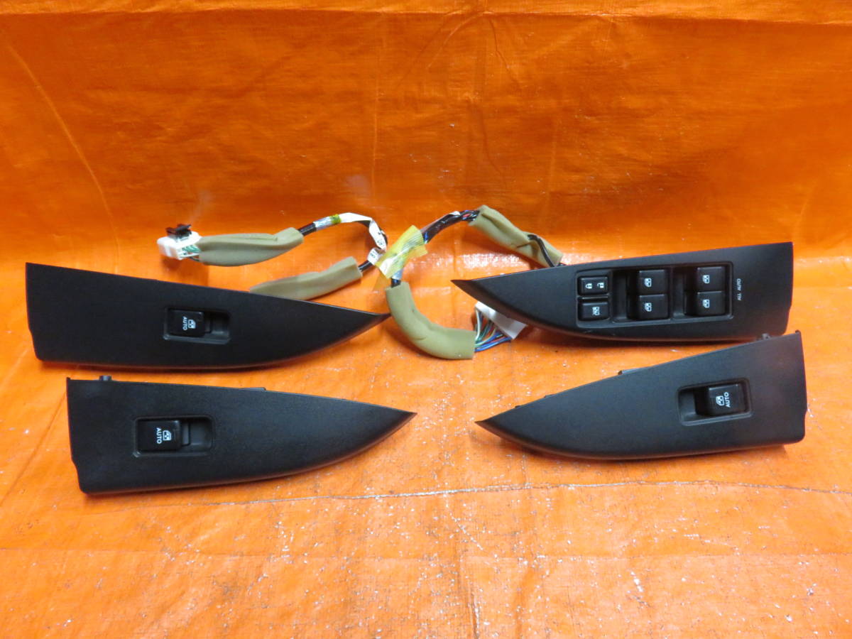 BY4847 保証付 スバル BRG BR9 BRF BRM レガシィ パワーウインドウ スイッチ 4点/純正 94263AJ210他/動作Ok　※小傷少 状態良好