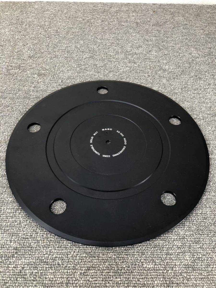 SAEC SS-300 特殊金属製 ターンテーブル シート ソリッドマット Audio Station