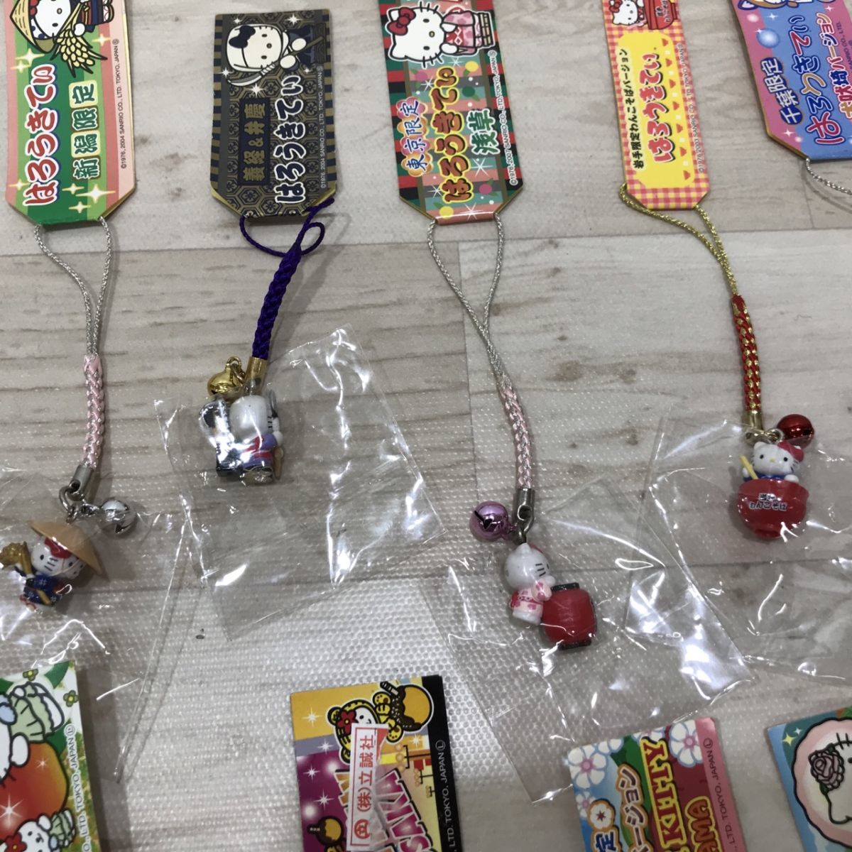 ご当地 コラボ ハローキティ キーホルダー 根付 まとめ セット 福井 