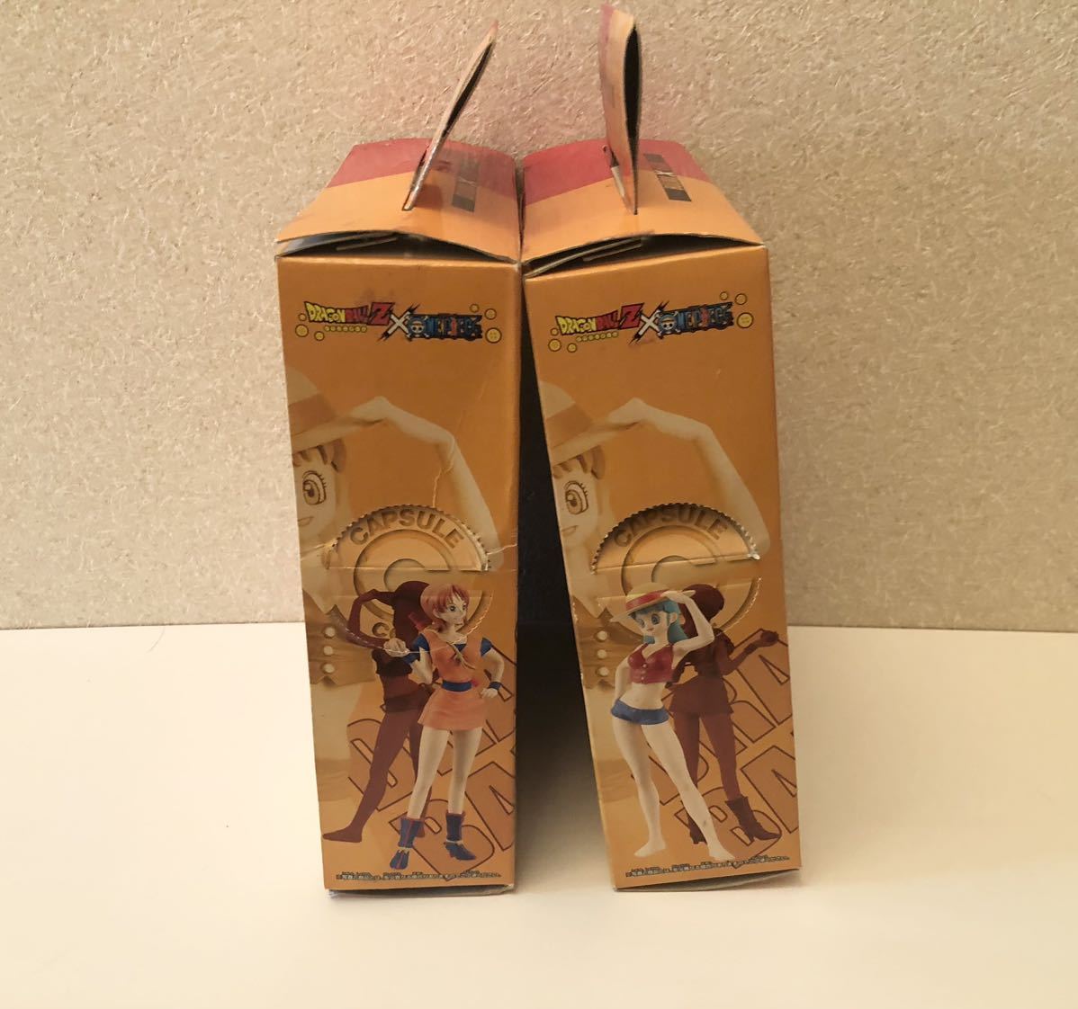 ドラゴンボールZ × ワンピース コラボ DX組立式フィギュア ブルマ ナミ