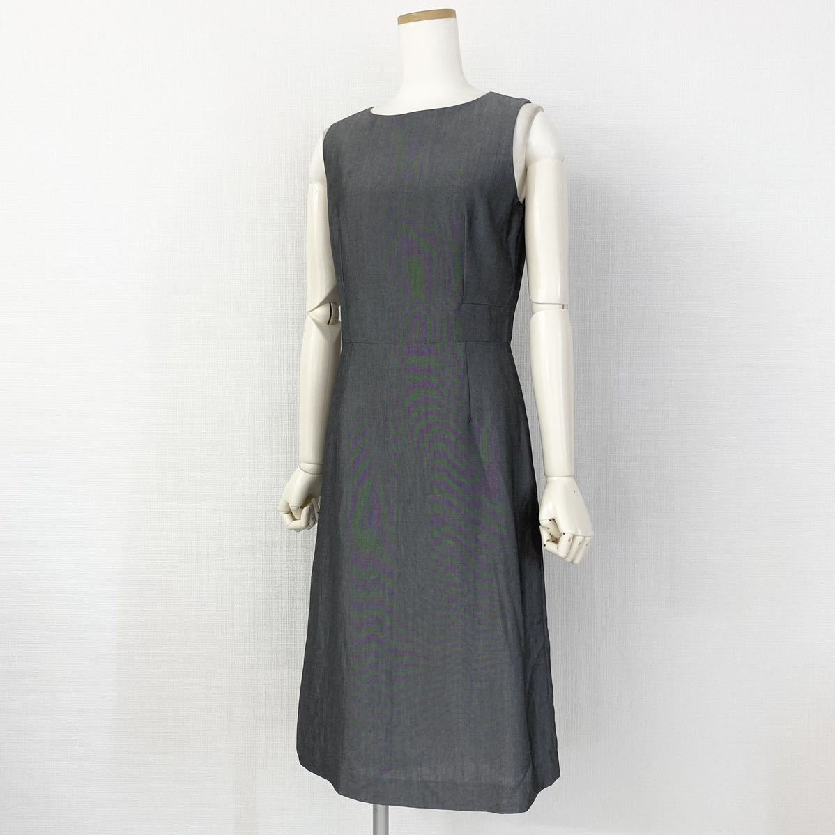 バーニーズニューヨークBARNEYS NEW YORK ぶ厚 ノースリーブワンピース