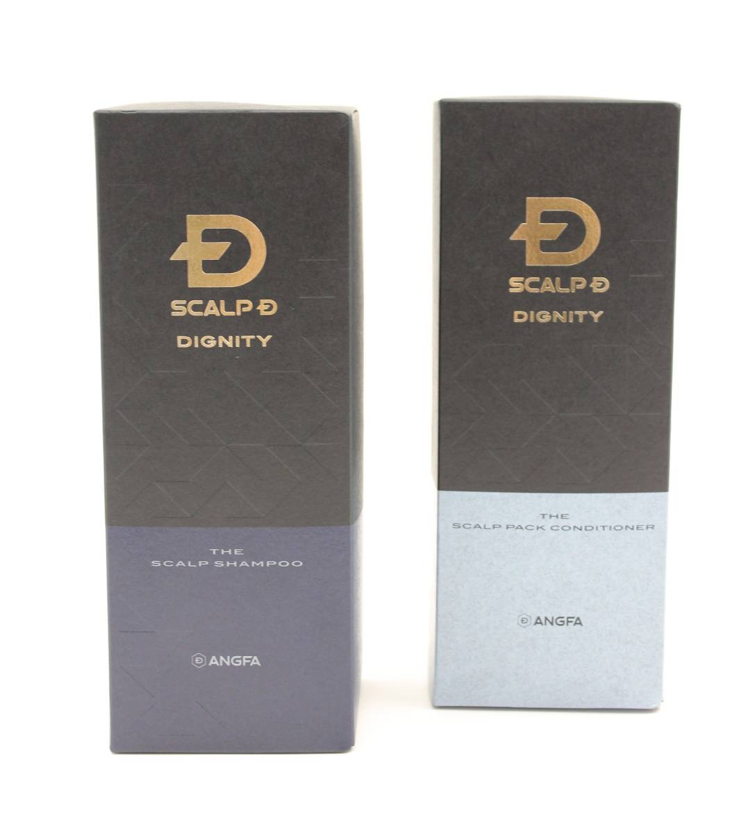 【え柏】 ☆ 未開封品 アンファー スカルプD ディグニティ ザ スカルプシャンプー スカルプパックコンディショナー350ml MBZ01MNB66