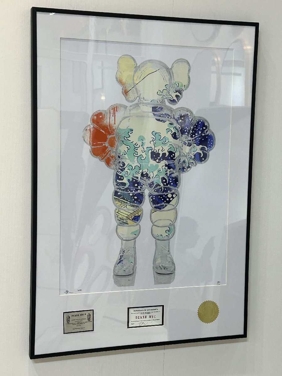 DEATH NYC YA97 新品額付き 額込 世界限定100枚DEATH NYC アートポスター