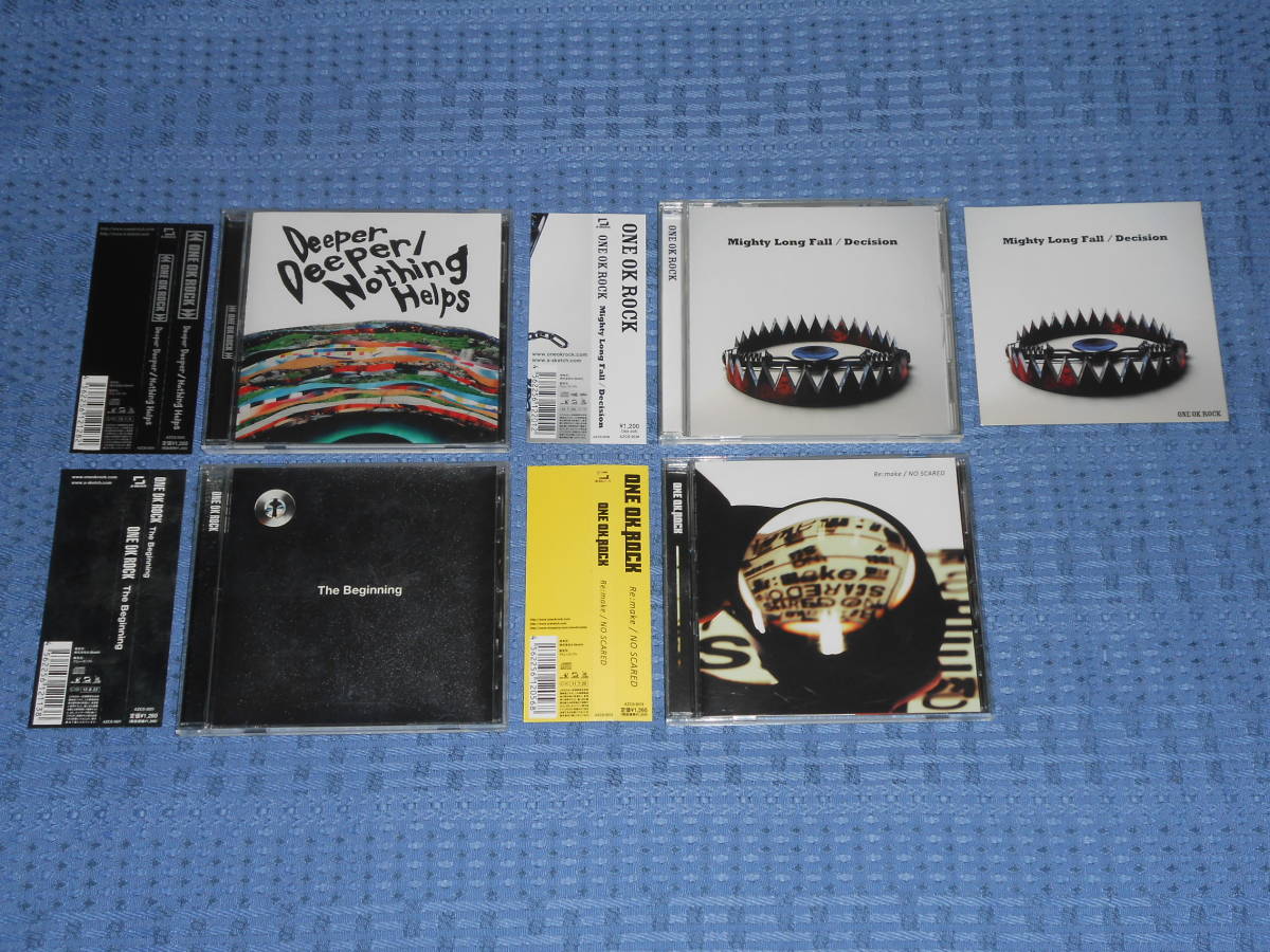 OK ONE ROCK CD ワンオク □ シングルCD サブスク無 The Beginning 全9