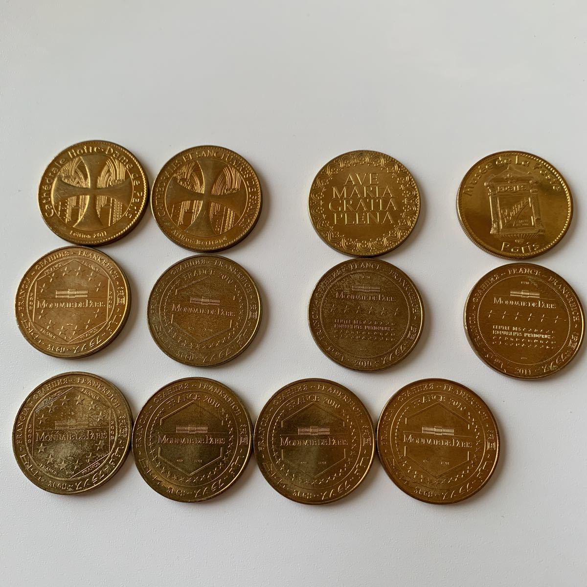 フランス パリ 記念コイン12枚セット おまとめ パリ造幣局発行 MONNAIE  