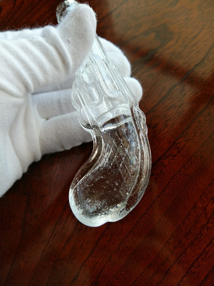 コレクション放出！！ 昭和初期 ピストル型 金平糖 空瓶 古瓶 レトロ瓶 
