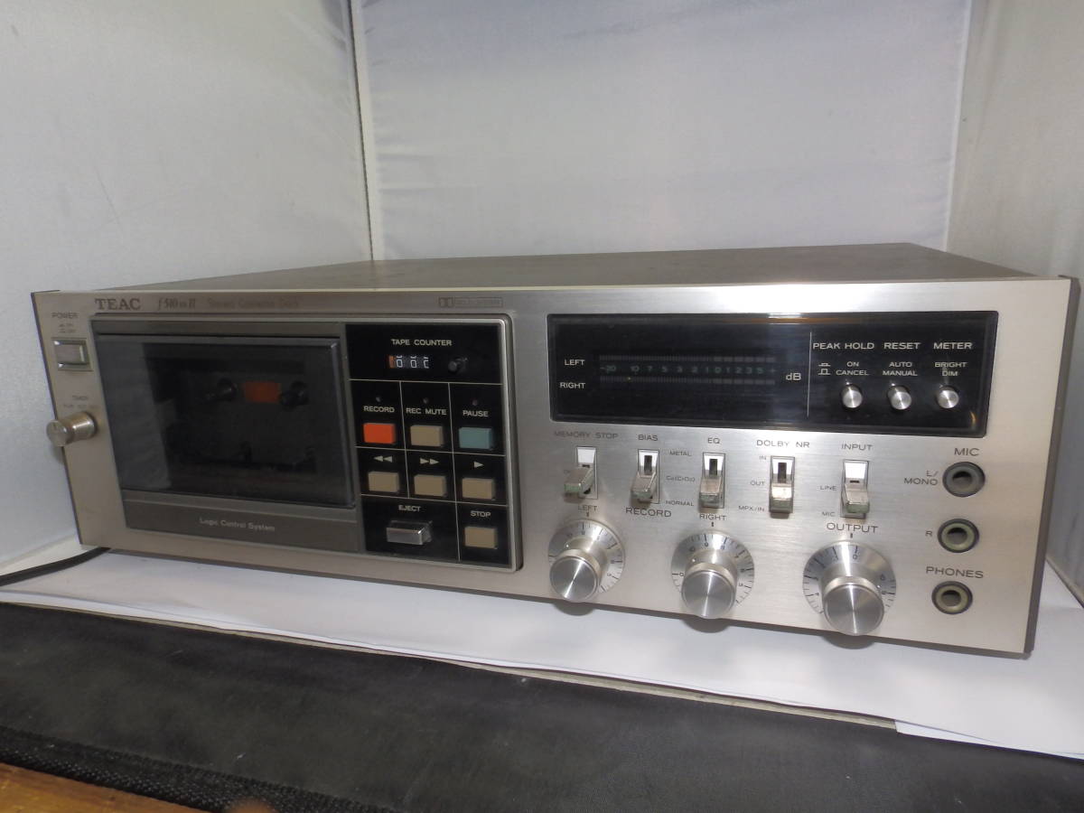 TEAC F-510mkII ステレオカセットデッキ ティアック カセットデッキ