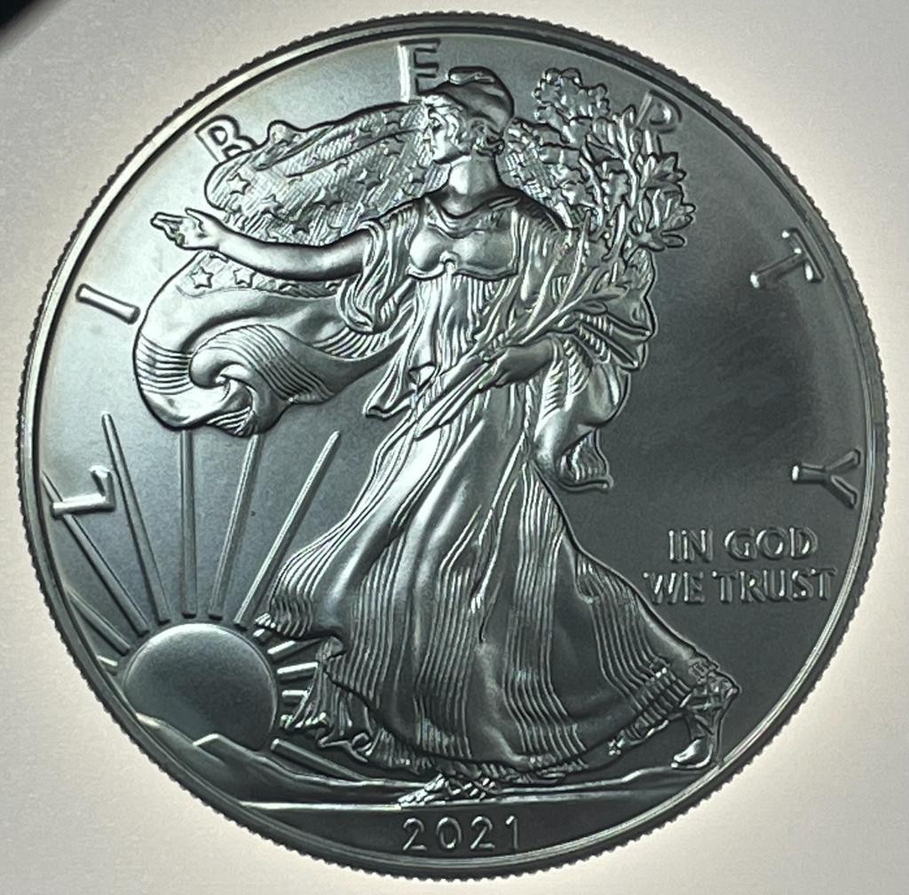 アメリカイーグルウォーキング リバティ 銀貨2021年1枚#16