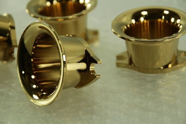 FCR28～33 真鍮メッキ スモールボディ ショートファンネル FCR28 FCR32