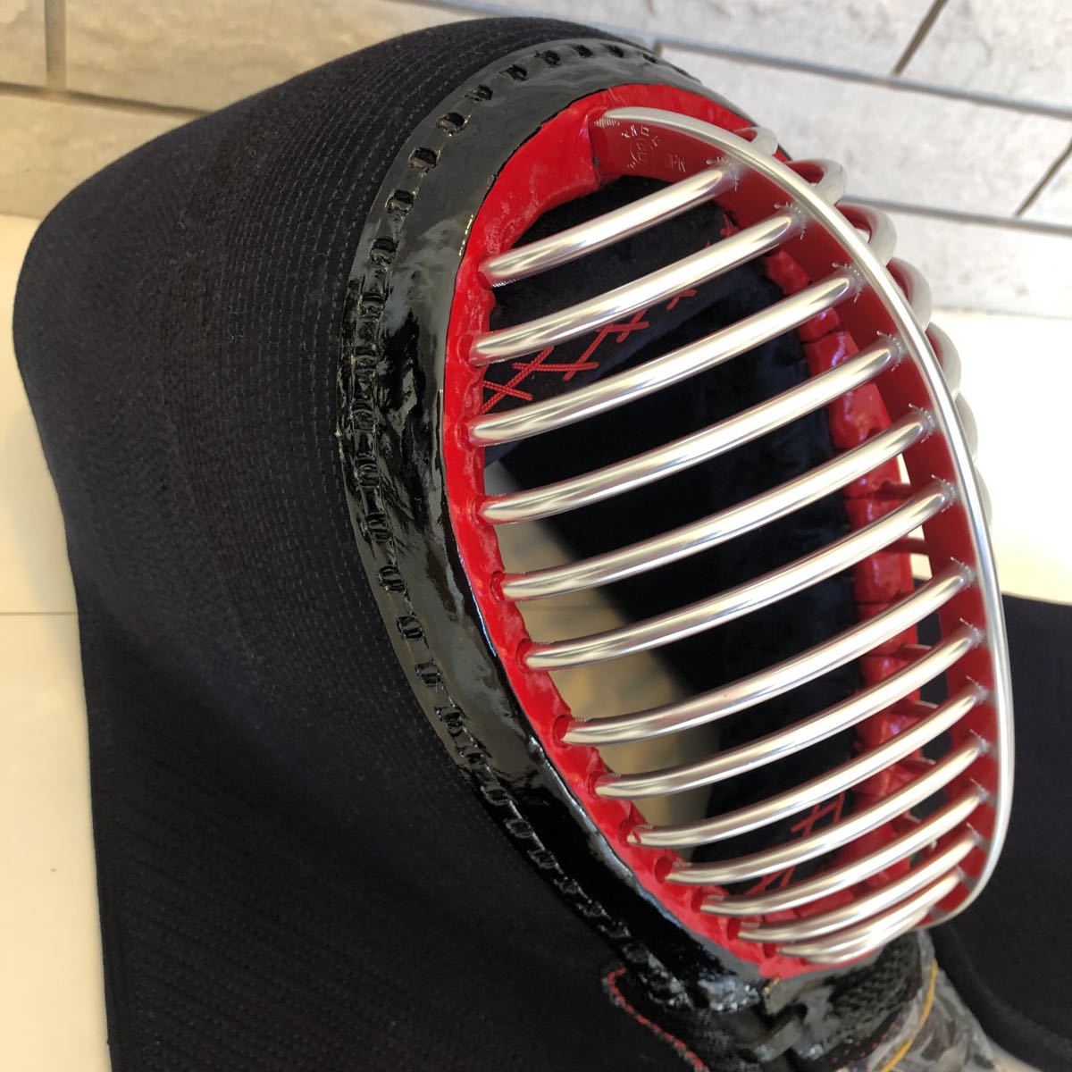 剣道　面　未使用品　3㎜ミシン刺し　サイズ69 _5