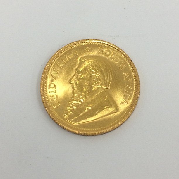 K22 南アフリカ クルーガーランド金貨 1/10オンス 1/10OZ 1984年 資産