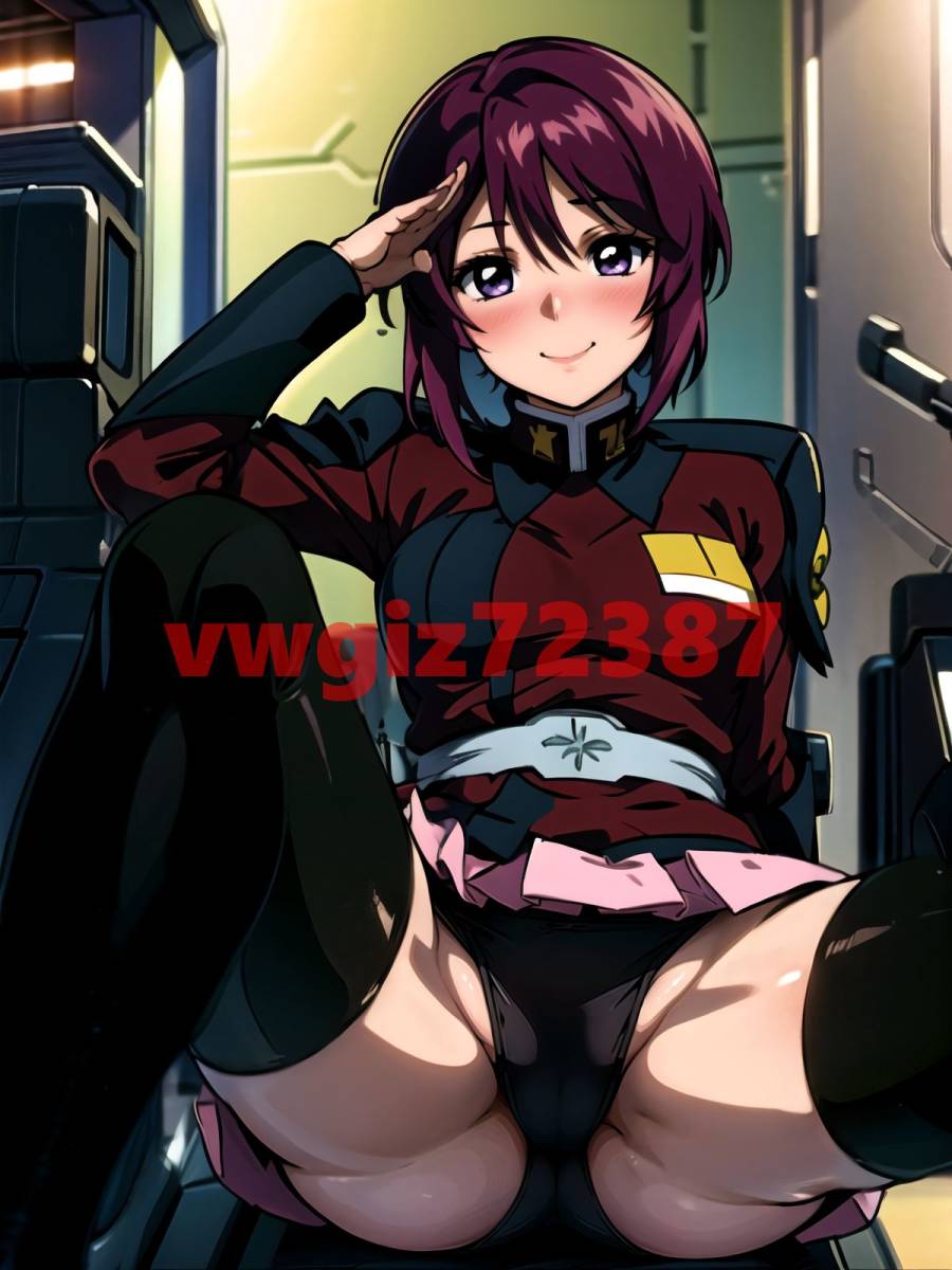AN-622 機動戦士ガンダムSEED DESTINY ルナマリア・ホーク 同人 ポスター アニメ A4サイズ 美少女 イラストアートポスター セクシーアート