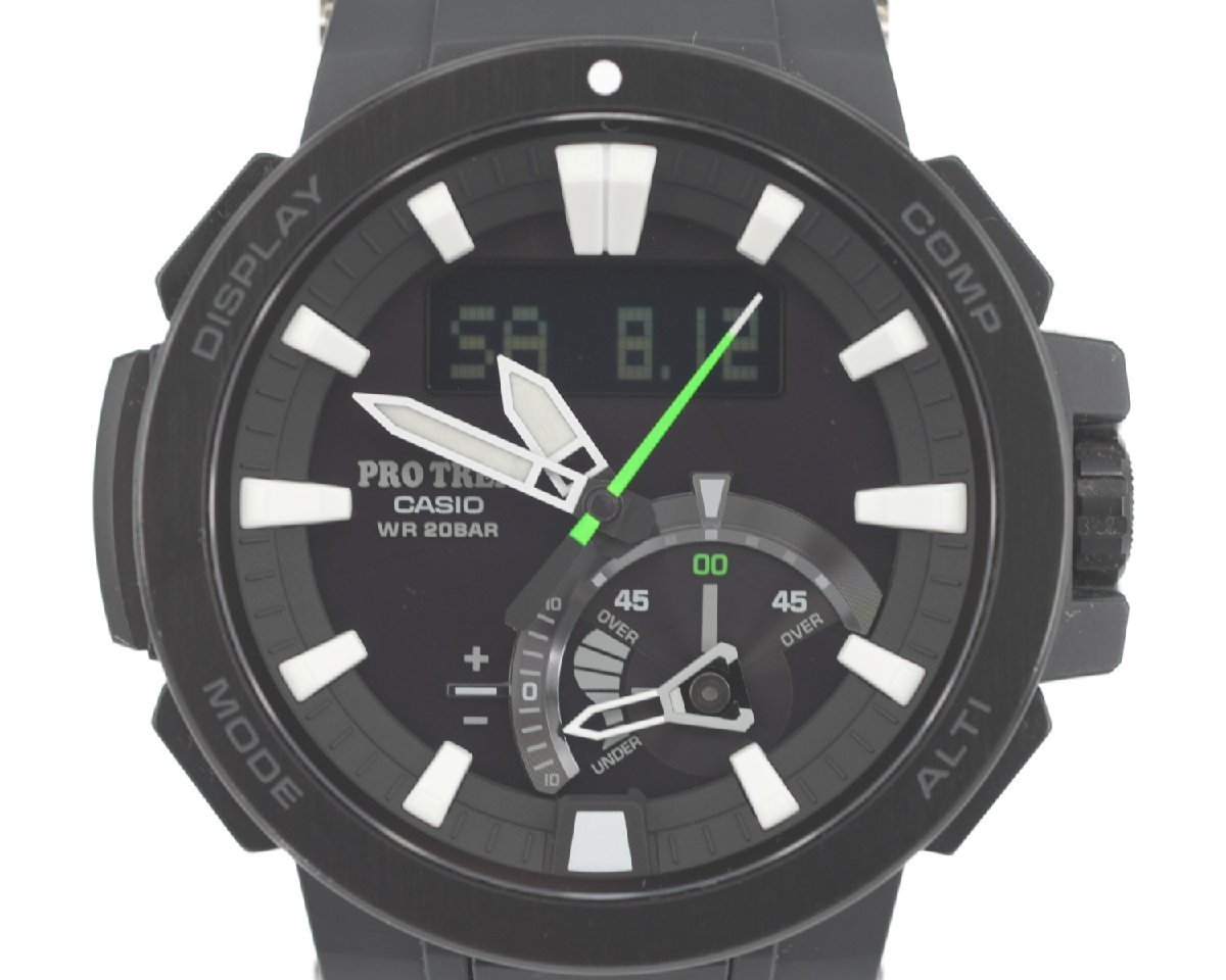 中古品] 稼働品【CASIO】カシオ PROTREK PRW-7000FC-1JF トリプル 