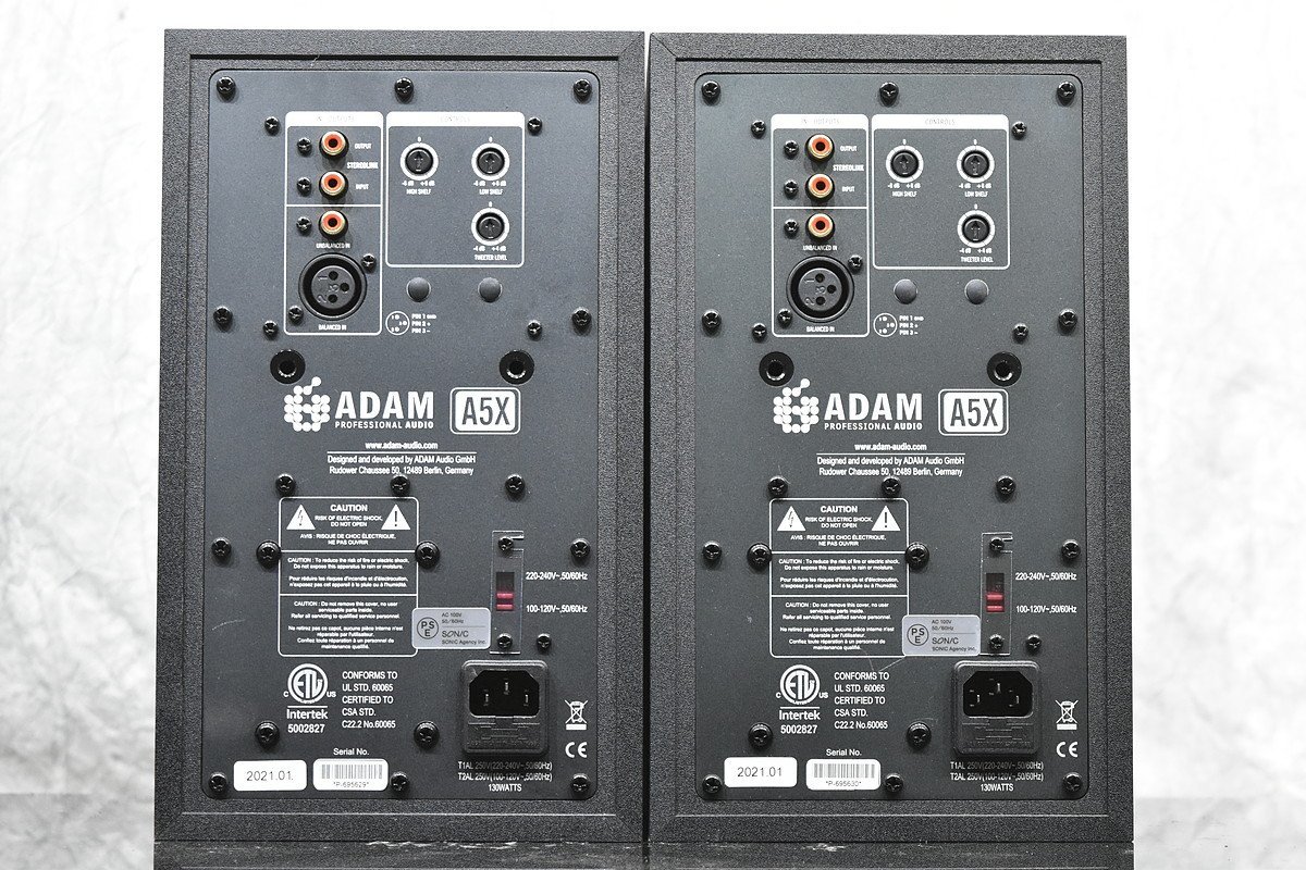 ADAM AUDIO/アダムオーディオ モニタースピーカー ペア A5X ☆ISO 