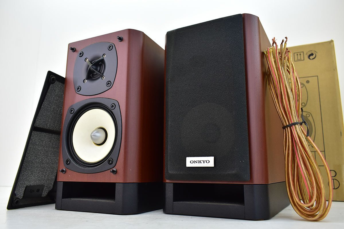 未使用 ONKYO D-55EX 2ウェイ スピーカー ペア 元箱付き 音出しOK