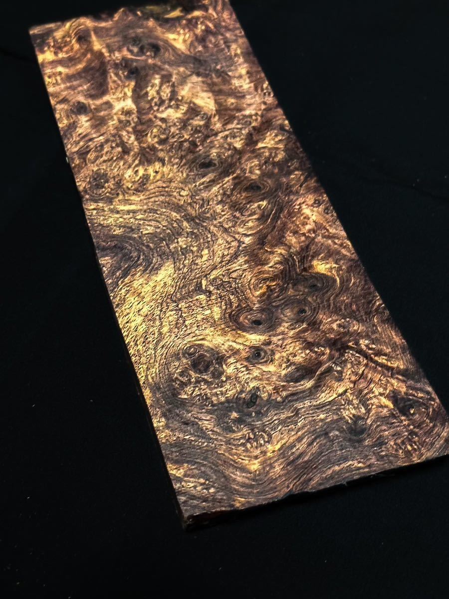 2 ローズウッド瘤　ローズ瘤　極上杢　カット可 木材　クラフト　ペンブランク　小物