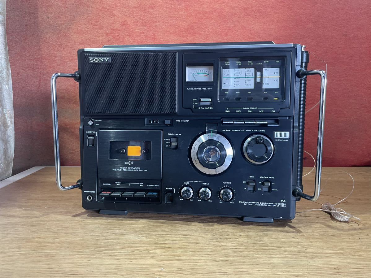 送料無料，お買い得 ①希少 SONY スカイセンサー / CF-5950 BCL 5BAND