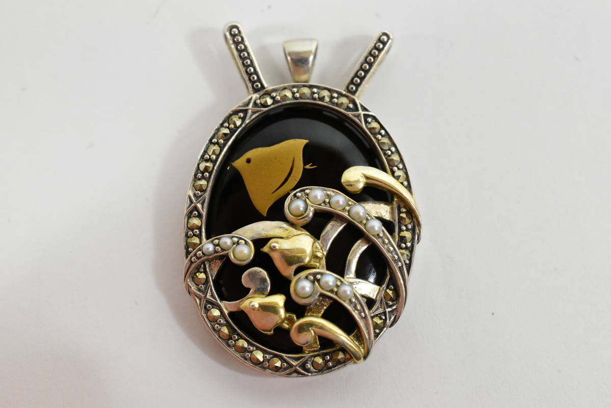 925刻印 ベビーパール デザイン シルバー ペンダントトップ　総重量11.3ｇ