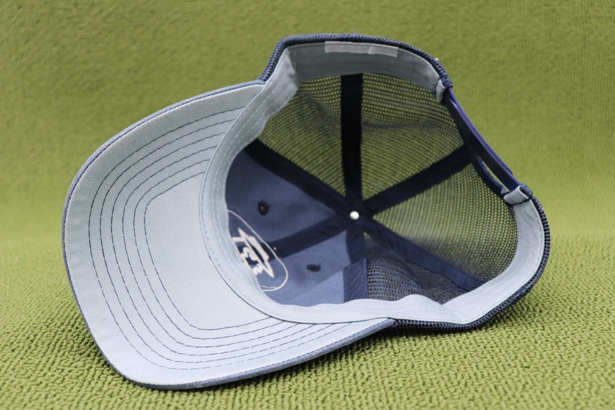 限定1新品US物 STIHL スティール スチール メッシュキャップ 帽子 INDIGO インディゴ 紺色系 ネイビー NAVY デニム風 WASH加工 管0810nska