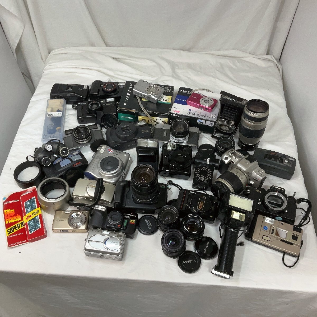 メ5】計40個 MINOLTA 一眼レフ フィルムカメラ まとめ売り ジャンク メ